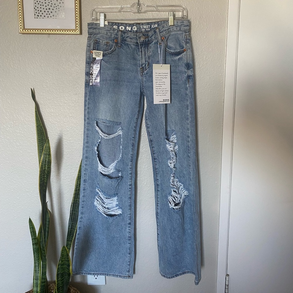 Low rise Wide leg jeans